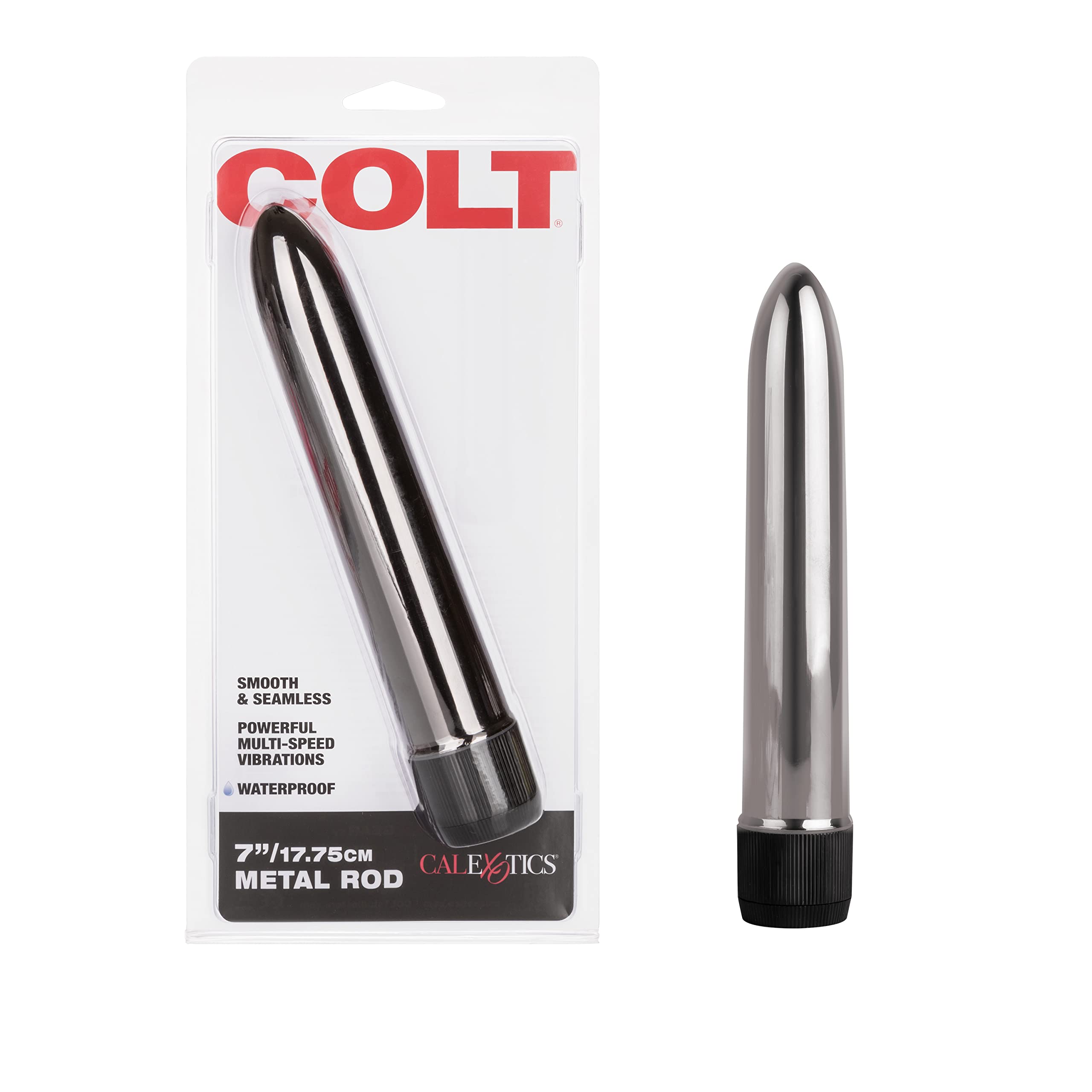 California Exotics COLT Metal Vibrator, 7.5