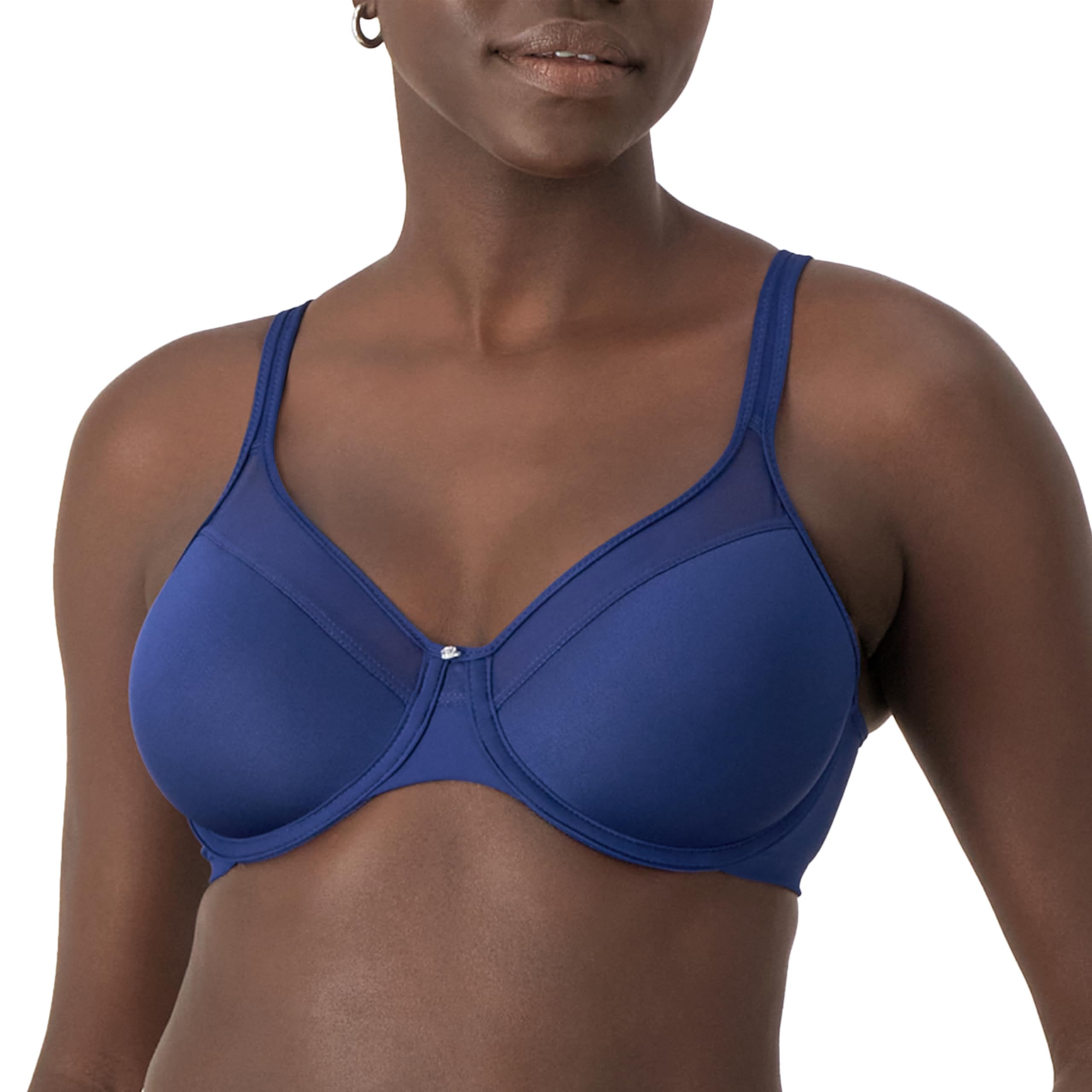Bali womens Bali Womens One Smooth Ultra Light Convertible Df3439 Full Coverage Bra, In the Navy, 38B US