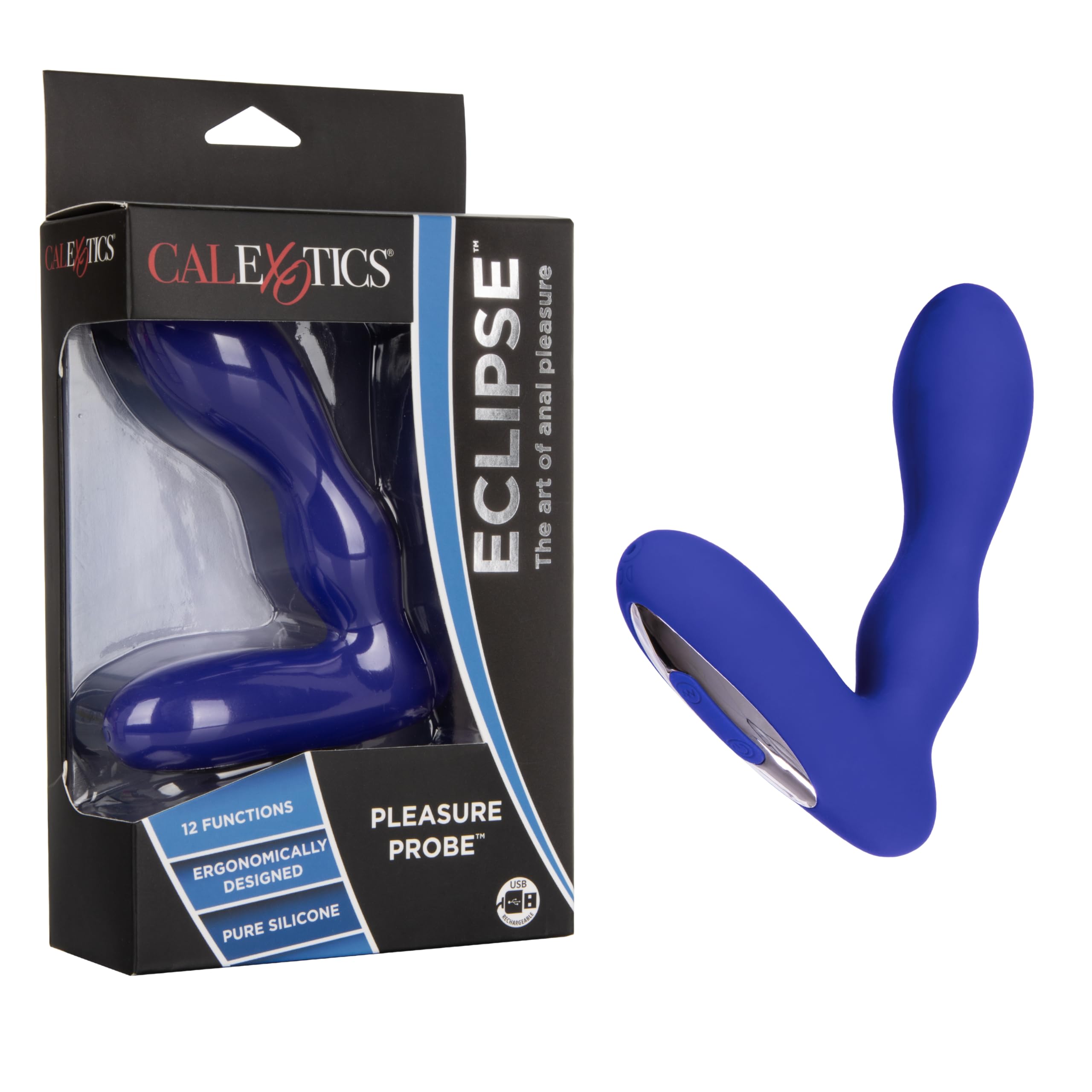 CalExotics Novelties Silicone Wireless Pleasure Probe, Blue