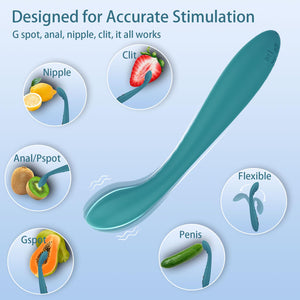 Clitoris G-Spot Vibrators for Women Pleasure - Adult Sex Toys Nipple Clitoral Anal Massager with 10 Powerful Vibrating Modes, Wa