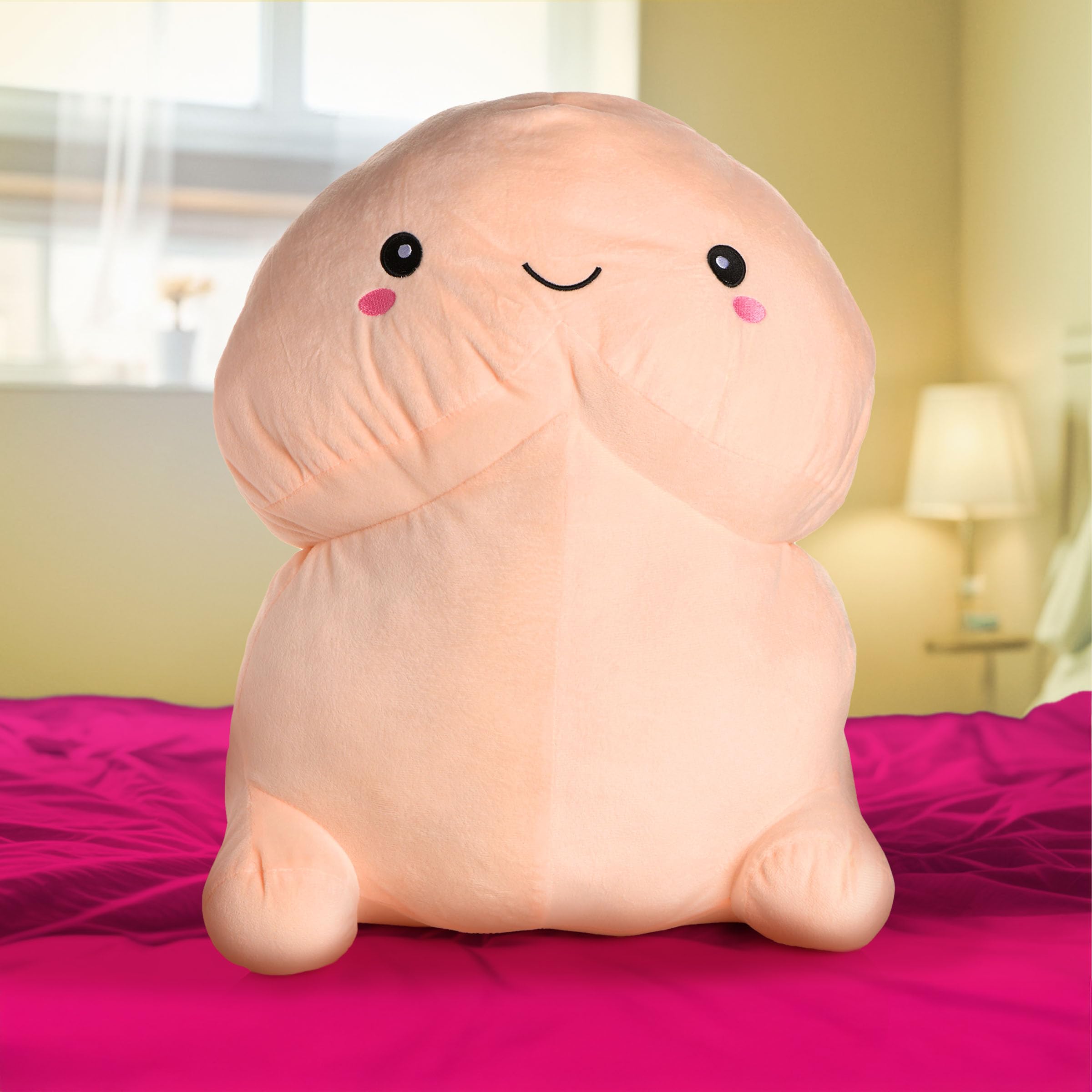 Pop Peckers Chibi Happy Pecker Pillow L