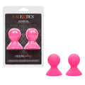 CalExotics Nipple Play Silicone Pro Nipple Suckers - Adult SM Sex Toys for Sensitivity Enhancement - Pink