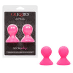 CalExotics Nipple Play Silicone Pro Nipple Suckers - Adult SM Sex Toys for Sensitivity Enhancement - Pink