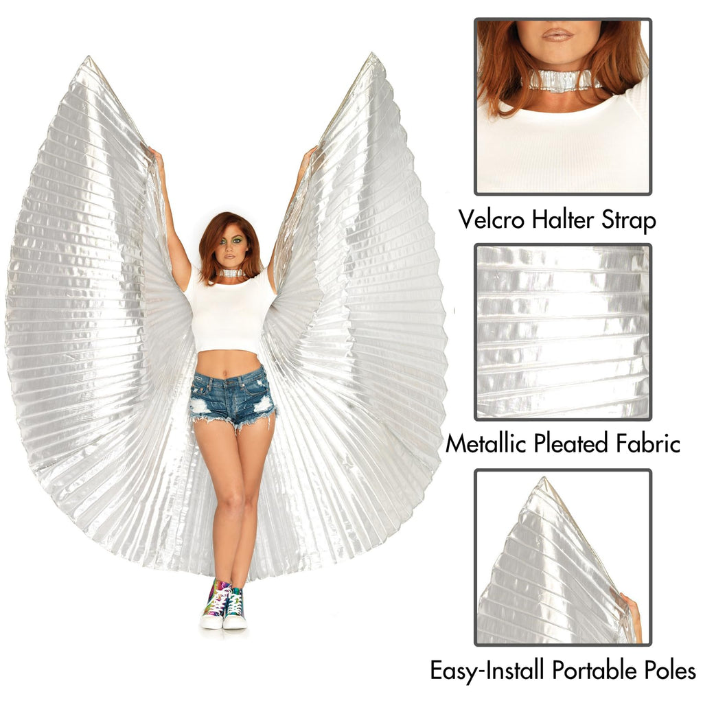 360 degree pleated halter Isis