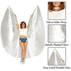 360 degree pleated halter Isis