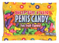 Candyprints Penis Candy, 3-Ounce Packages (Pack of 9)