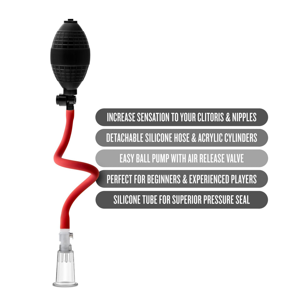 Blush Novelties Temptasia Beginners Clit Pump - Strong Suction for Heightened Sensitivity and Arousal - Compatible with Nterchan