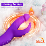 Vibrater Thrusting Sex Toy for Women - 5IN1 g spot Vibrator with App Dildo Vibration Machine, 5 * 5 Thrusting & Flapping Vibrato