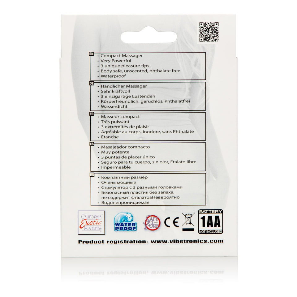 Calexotics Shanes World Passion Massager Kit - Waterproof Bullet Vibrator - Adult Toys For Couples - Pocket Vibrator With Interc