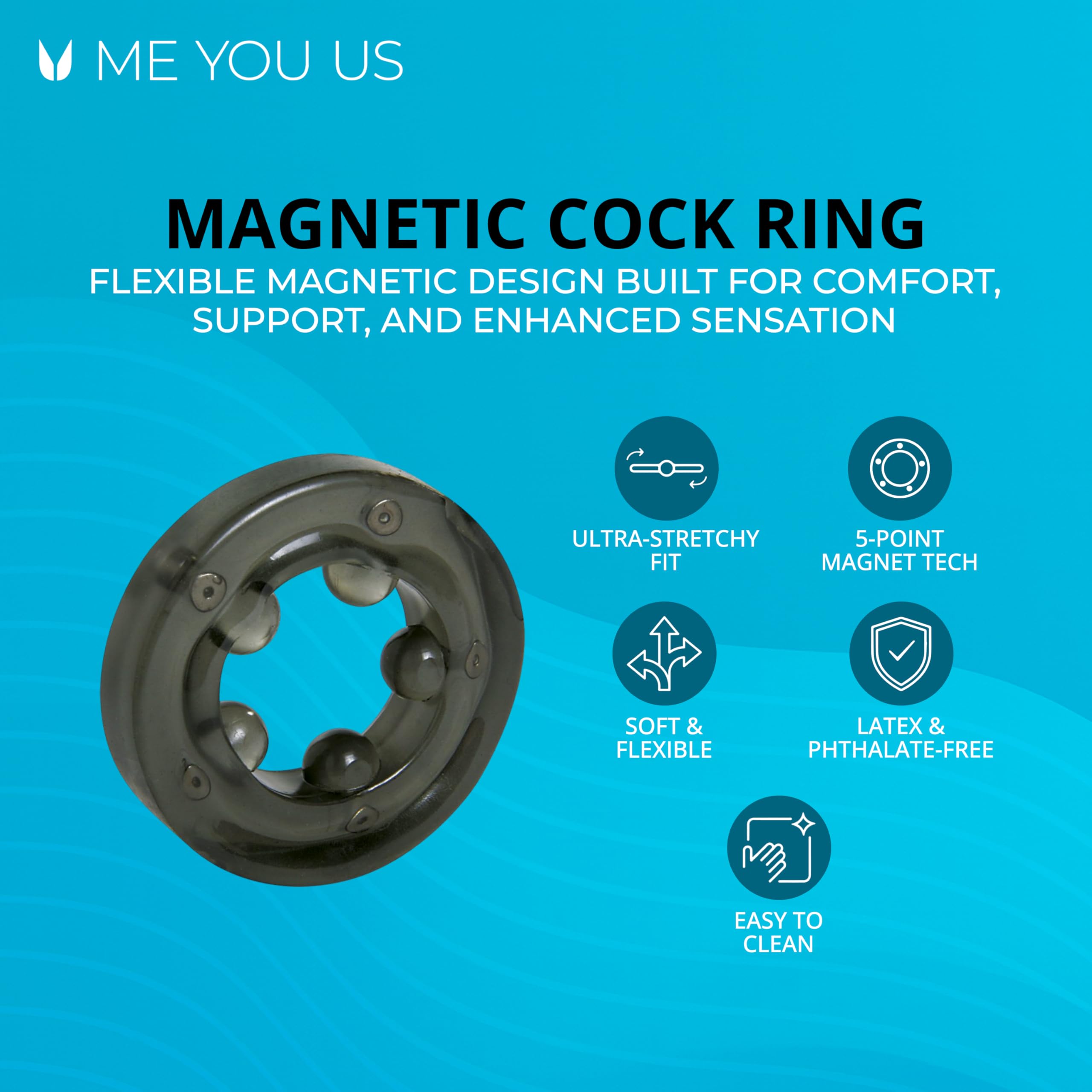 Me You Us Magnetic Cock Ring