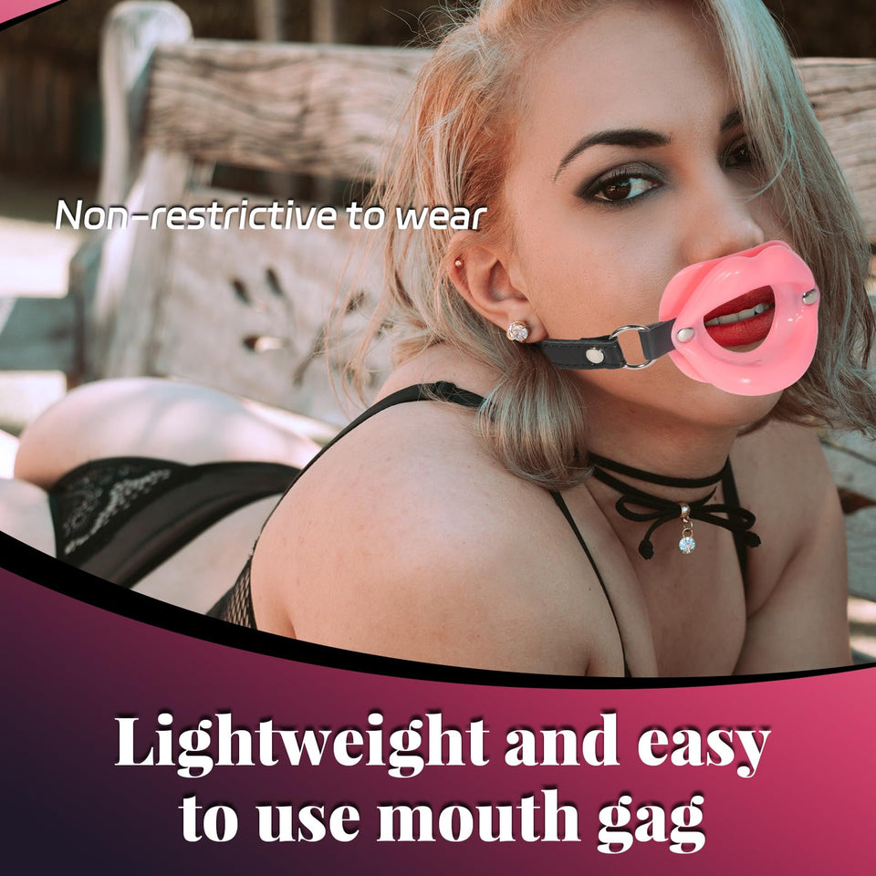 Open Mouth Gag Silicone O-Ring Gags Ball BDSM Bondage Sex Toys Adjustable Head Harness Ballgag Muzzles Restraints Adult Slave Fe