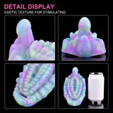 Multi-Purpose Fantasy Cyan Sex Foreplay Grinder, Glow Soft at Night Uniquely Designed Monster Waterproof Foreplay Grinder, Suita