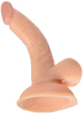 Nasswalk Real Skin All American Mini Whoppers Dong 4 Inch with Balls, Flesh