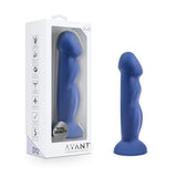 Blush Avant D12 Suko 8 G-Spot Dildo, Artisan - Dual Density, Ultrasilk Platinum Silicone Cock, Curved Shaft - Suction Cup, Strap