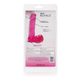 Calexotics Jelly Royale Dong Dildo Sex Toy With Suction Cup - Pink, 6''