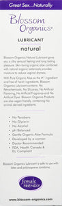 Blossom Organics  Allnatural Moisturizing Personal Lubricant  Nonirritating Waterbased Formula  100 Free Of Harsh Ingredi