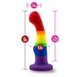 Blush Novelties Avant P1 - Purio Platinum Silicone G Spot Dildo Sex Toy - Ultrasilk Smooth - 6 Inch Long - Sturdy Strap On Compa