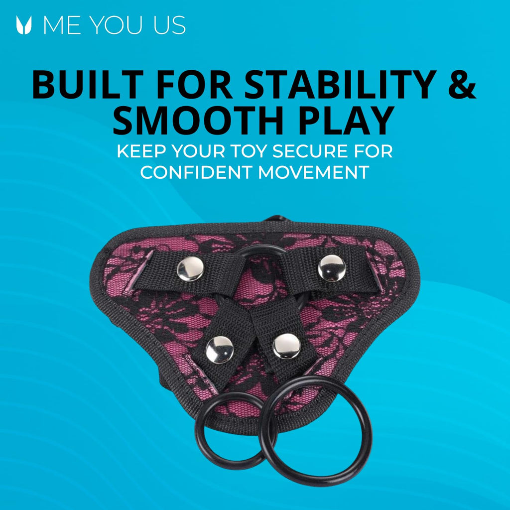 Me You Us Adjustable Harness Black