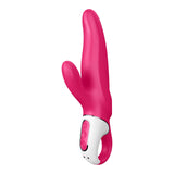 Satisfyer Mr. Rabbit Vibrator - G-Spot And Clitoris Stimulator, 12 Vibration Programs, Flexible Shaft, Retaining Ring - Soft Sil