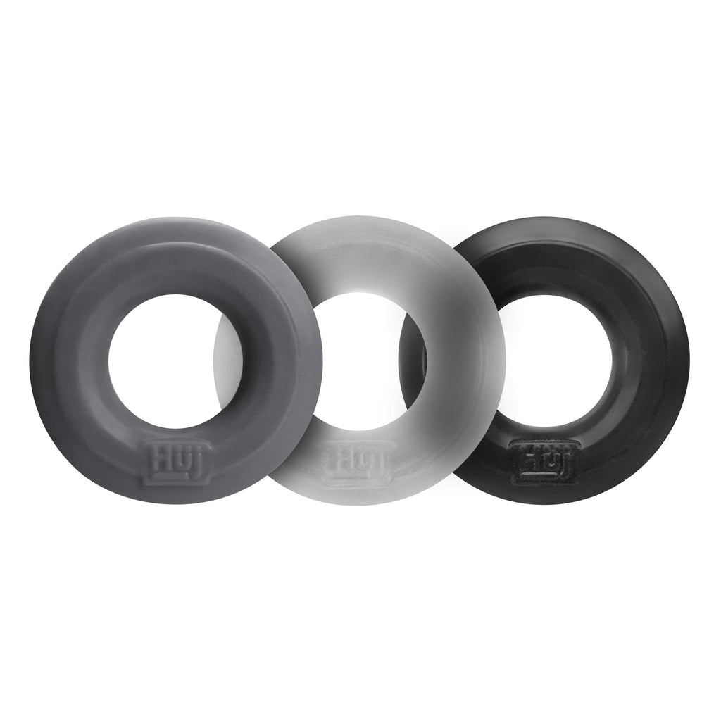 Hunkyjunk Huj3 C-Ring 3 Pk - Tar  Multi