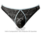 Marble Mesh Moonshine Jock Black S/M