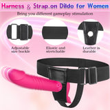 Strap-On Thrusting Dildo Sex Toys - Adult Toys APP Remote Control Wearable Harness Strap-On Dildo with 3 Thrusting & 9 Vibrating