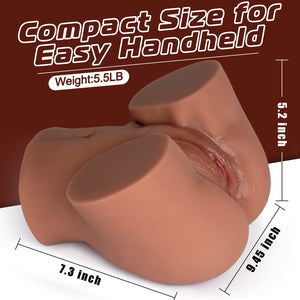 BIG SHOCKED Pocket Pussy for Men - Male Sex Toys Self Pleasuring Mens Sex Dolls Male Masturbators Realistic Adult Sex Doll Strok