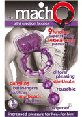 Brand New The Macho Ultra Erection Keeper (Purple) Item Type: Cockrings (Sold Per Each)