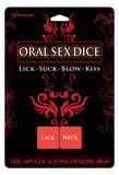 Oral Sex Dice [Health and Beauty]