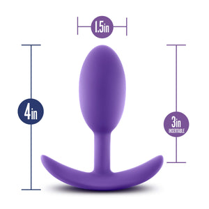 Luxe - Wearable Vibra Slim Plug Med Purp