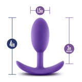Luxe - Wearable Vibra Slim Plug Med Purp