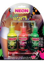 Hott Products Neon Body Paints 3 Pack
