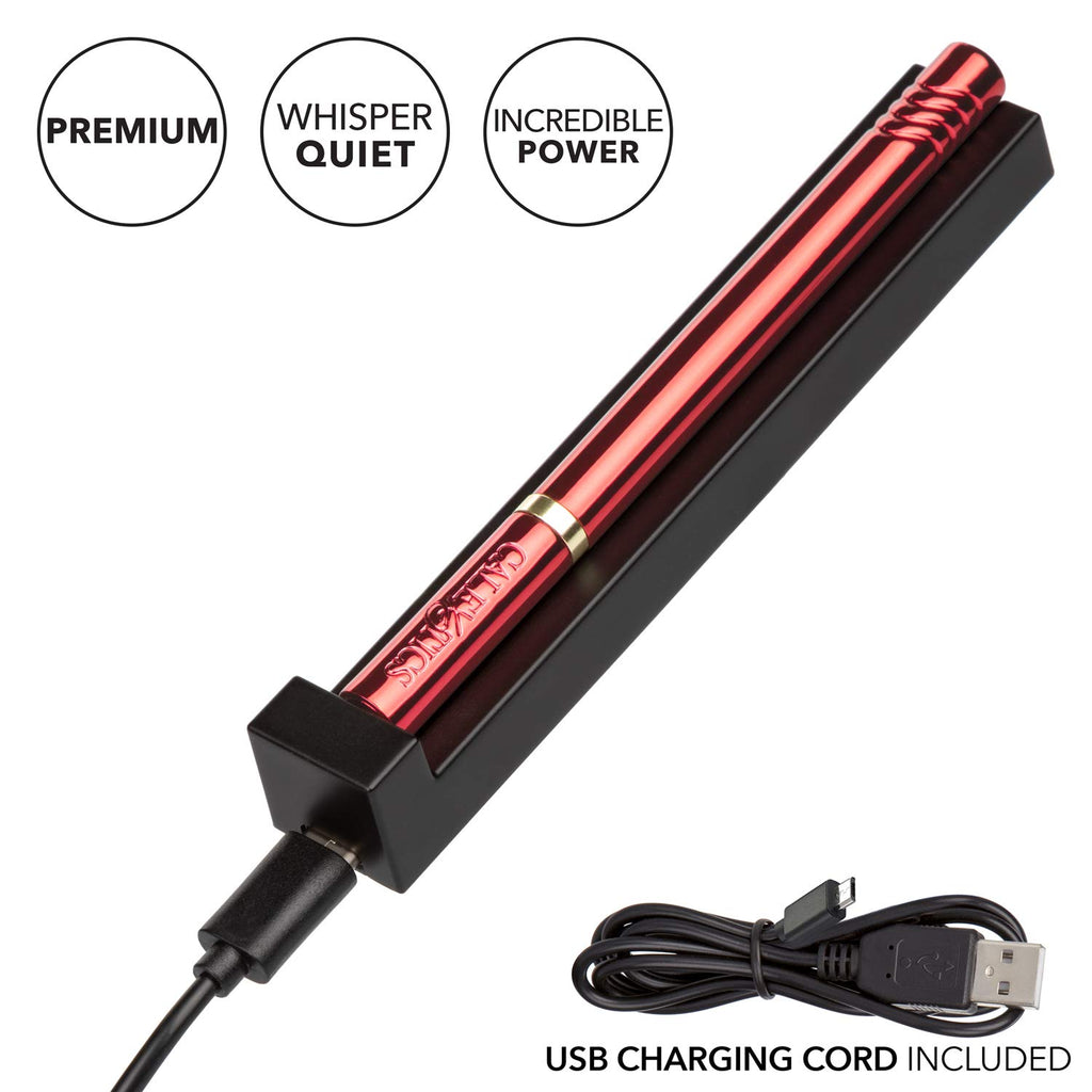 Calexotics Hidden Pleasures Vibrator - Red (13930Red_)