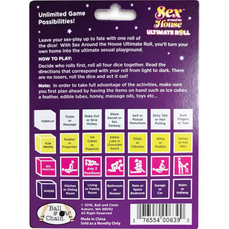 Sex Around The House Ultimate Roll - Dice Game