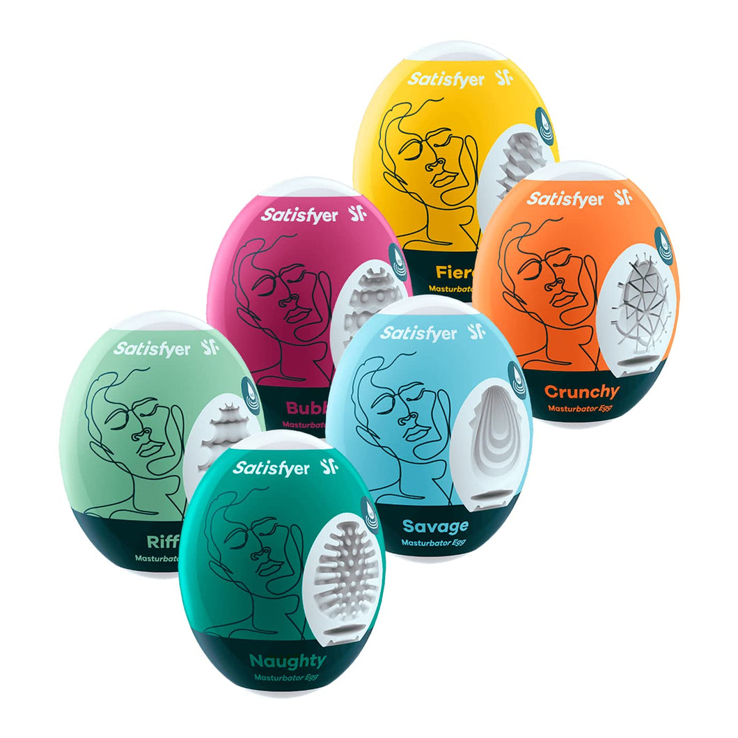 Satisfyer Masturbator Egg 6Pc Set (Net)