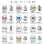 Tenga Egg-Vp6(3) Easy Beat Egg Portable Male Masturbator Variety Pack, 6 Pack