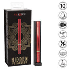 Calexotics Hidden Pleasures Vibrator - Red (13930Red_)