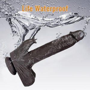 Thrusting Dildo Vibrator Sex Toys-Wireless Remote Control Realistic Dildo Clitoralis Stimulator Heated with 6 Telescopic & 10 Vi