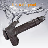 Thrusting Dildo Vibrator Sex Toys-Wireless Remote Control Realistic Dildo Clitoralis Stimulator Heated with 6 Telescopic & 10 Vi