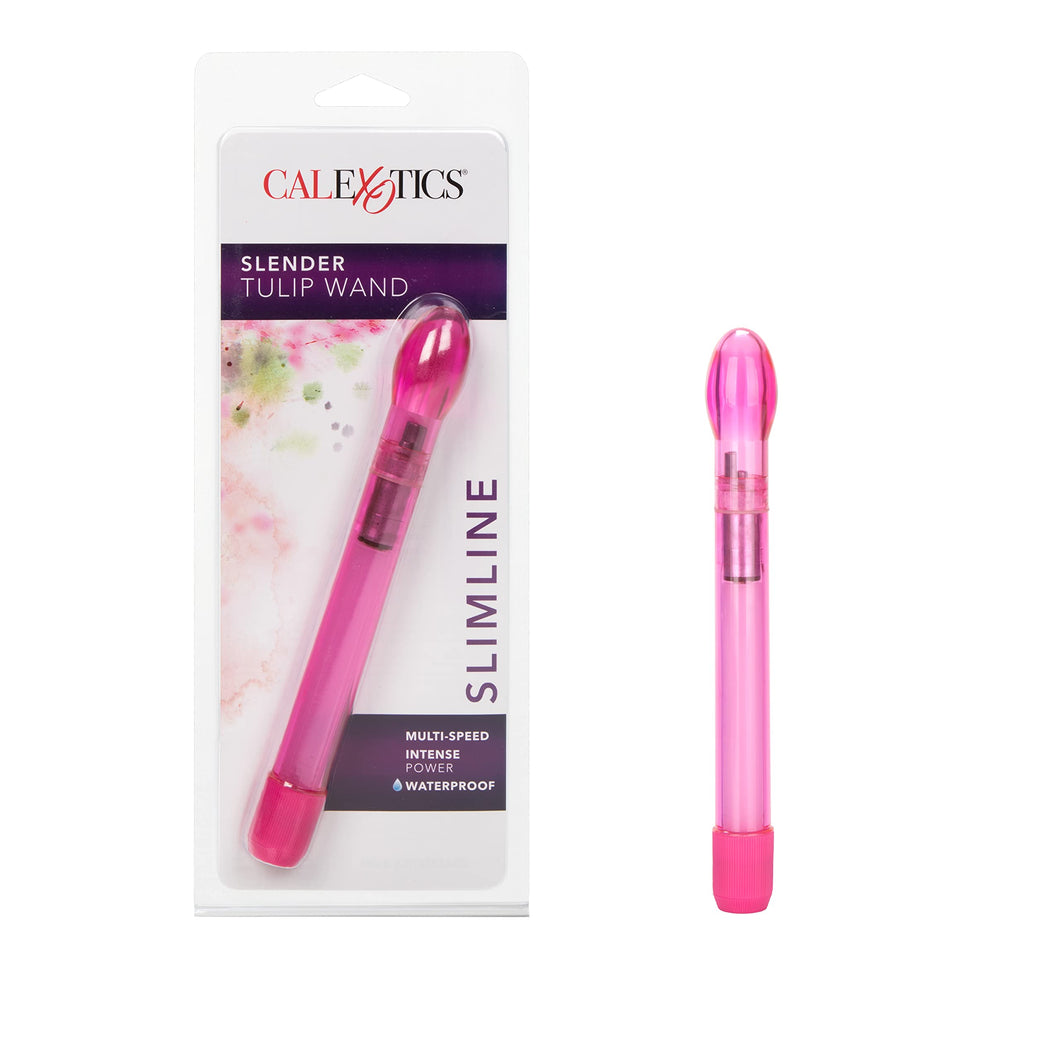 CalExotics Slender Tulip Wand Massager, Magenta