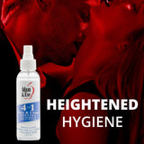 Adam & Eve Pure and Clean Misting Toy Cleaner, Tea Tree Oil Spray for Sex Toys, Water Based, Alcohol Free, Non Irritating, Non G