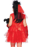 Leg Avenue 2 Pc Beetle Bride, Includes Sa Red Color