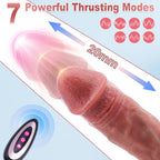 Adult Sex Toys Realistic Dildos - Adult Toys Thrusting Dildo Vibrator with Vibrating & Heating, Sex Toys Soft Silicone Anal Dild