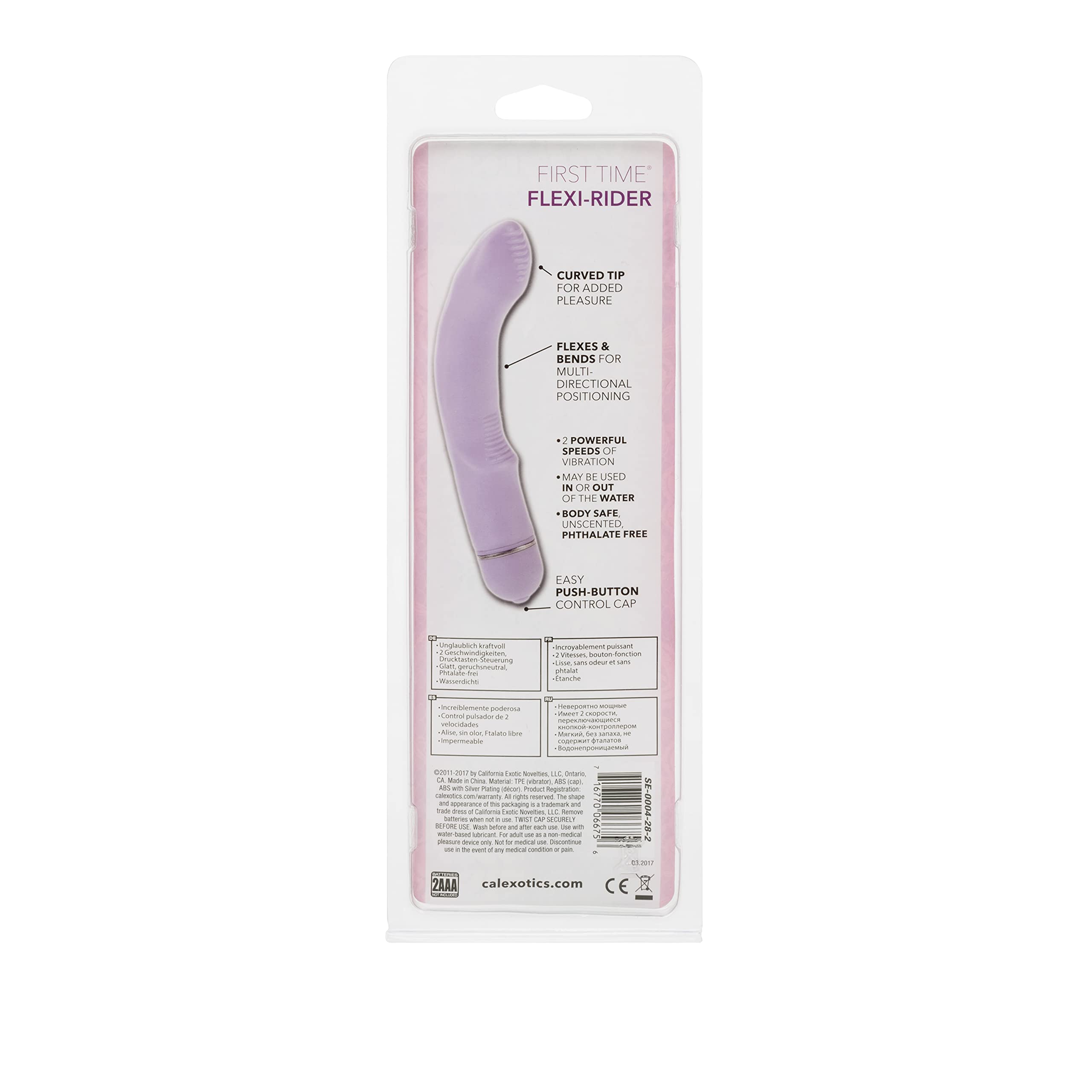 California Exotic Novelties First Time Flexi Rider, Purple