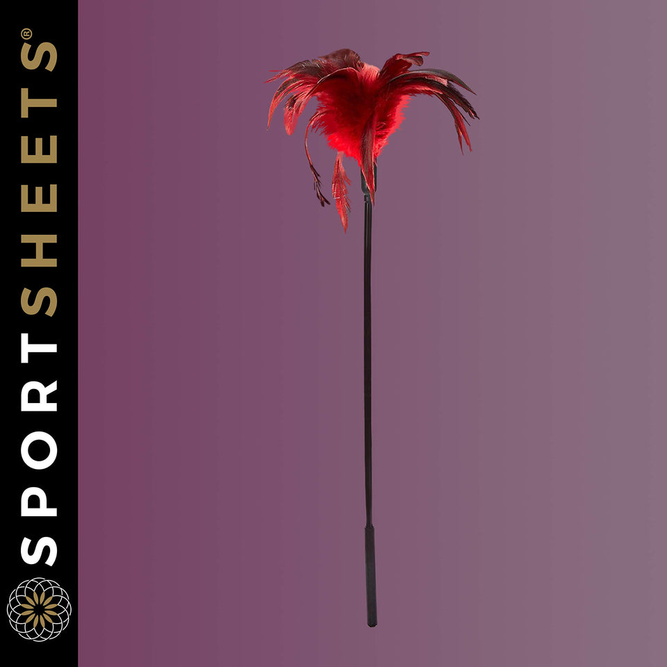 Starburst Feather Red