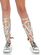 Iridescent Studded Shin Guards