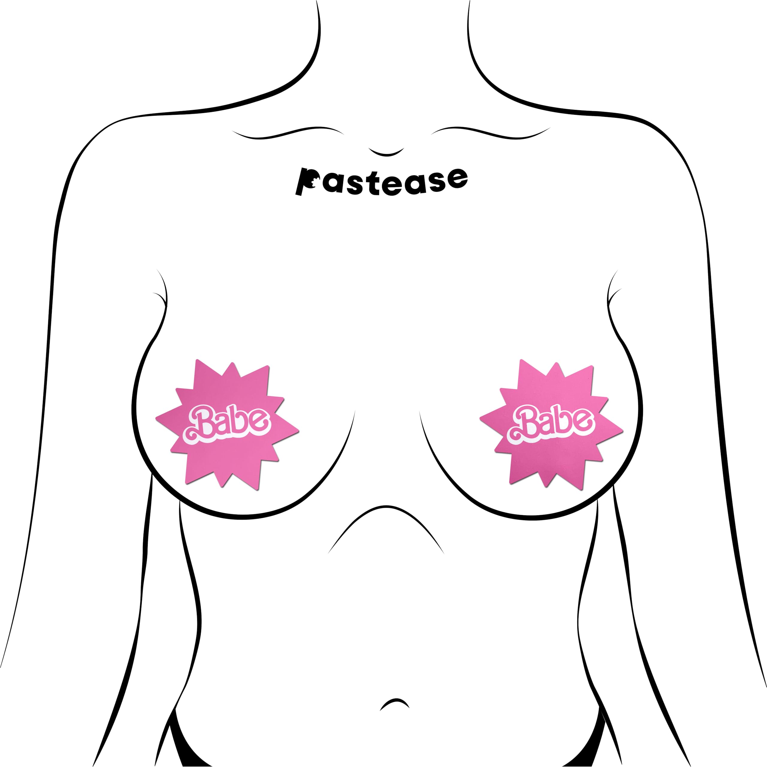 Pastease Babe Pink Stars
