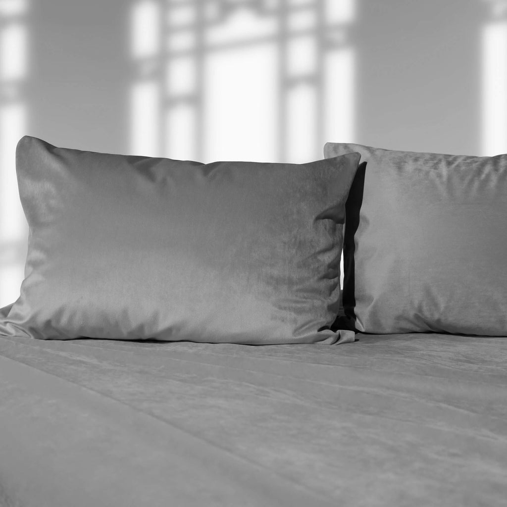 Liberator Fascinator Liquid Velvet Sheets-K Grey