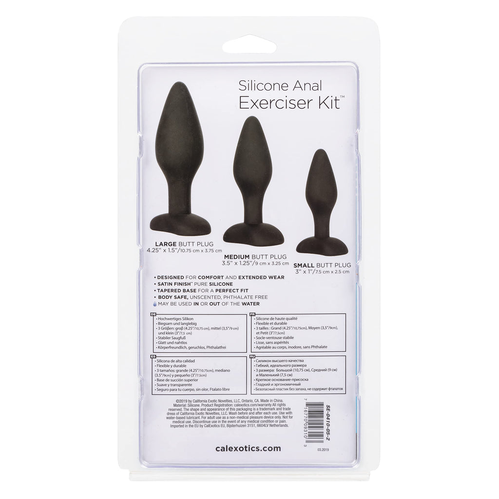 Calexotics Se-0410-05-2 Silicone Anal Exerciser Kit