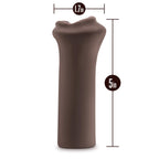 Blush Novelties - Realistic Feel Hand Held Ribbed Easy To Clean 5 Inch Stretchy To Fit All - Tight Mouth Design Bj Masturbation